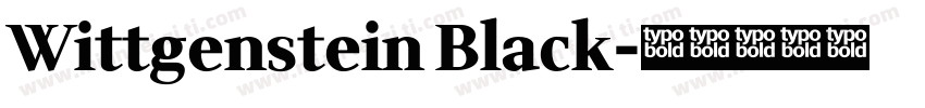 Wittgenstein Black字体转换